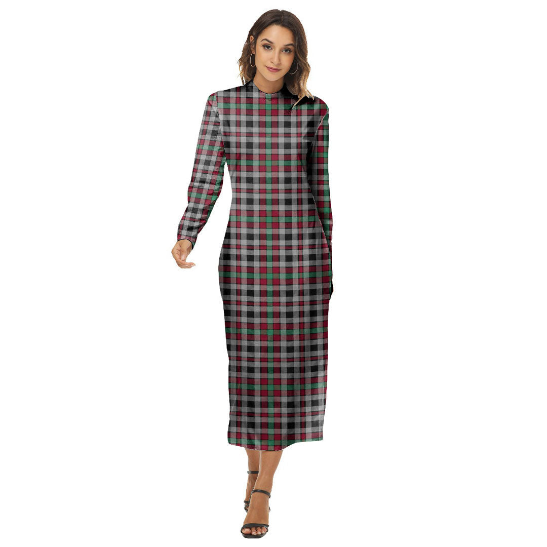 Borthwick Ancient Tartan Plaid Women's Hip Dress