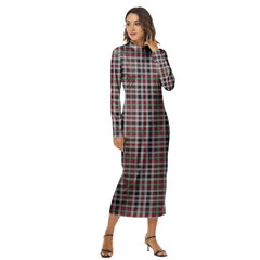 Borthwick Ancient Tartan Plaid Women's Hip Dress