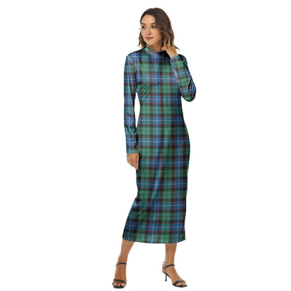 Hunter Ancient Tartan Plaid Women's Hip Dress