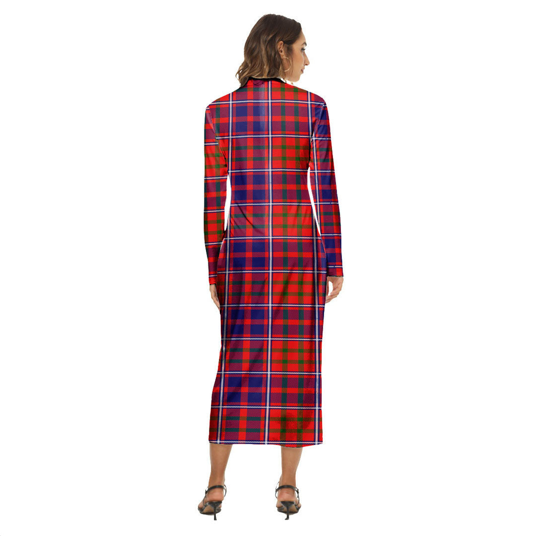 Cameron of Lochiel Modern Tartan Crest Women's Hip Dress