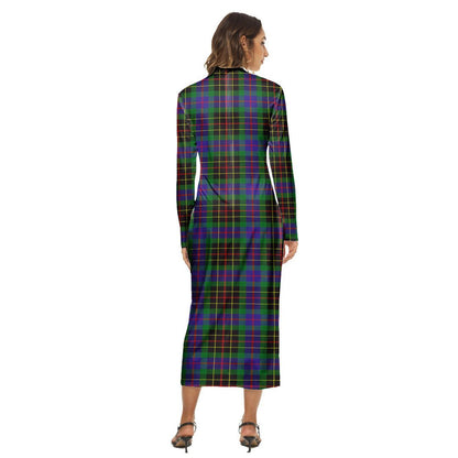 Brodie Hunting Modern Tartan Plaid Women's Hip Dress