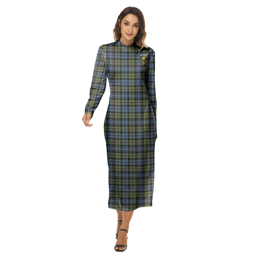 Campbell Faded Tartan Crest Women's Hip Dress