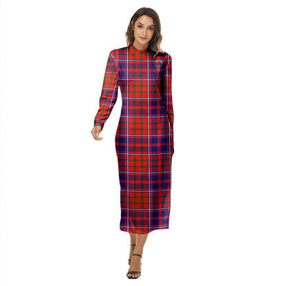 Cameron of Lochiel Modern Tartan Crest Women's Hip Dress