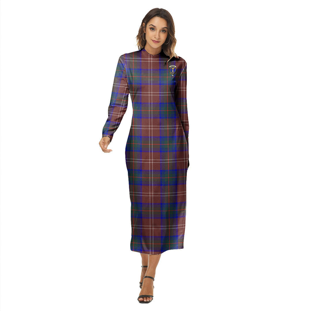 Chisholm Hunting Modern Tartan Crest Women's Hip Dress