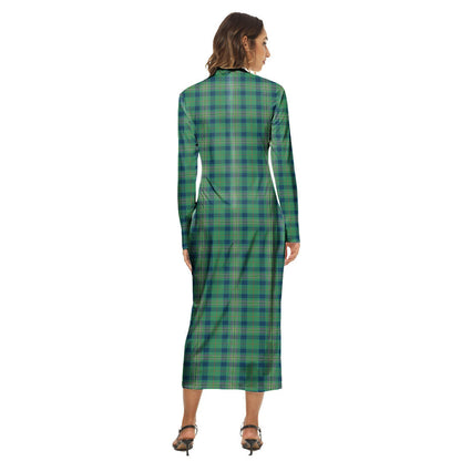 Kennedy Ancient Tartan Plaid Women's Hip Dress