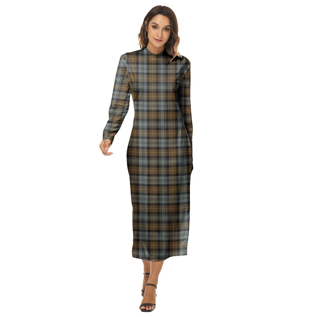 Gordon Weathered Tartan Plaid Women's Hip Dress