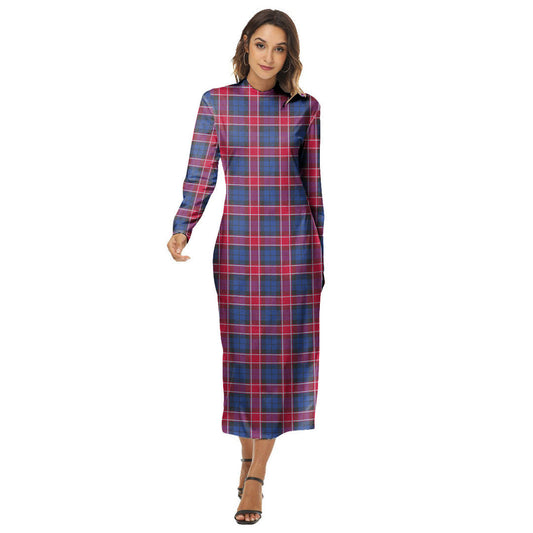 Graham of Menteith Red Tartan Plaid Women's Hip Dress