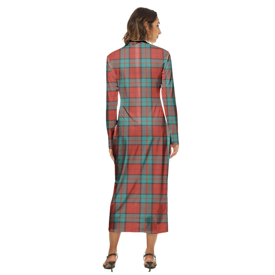 Dunbar Ancient Tartan Plaid Women's Hip Dress