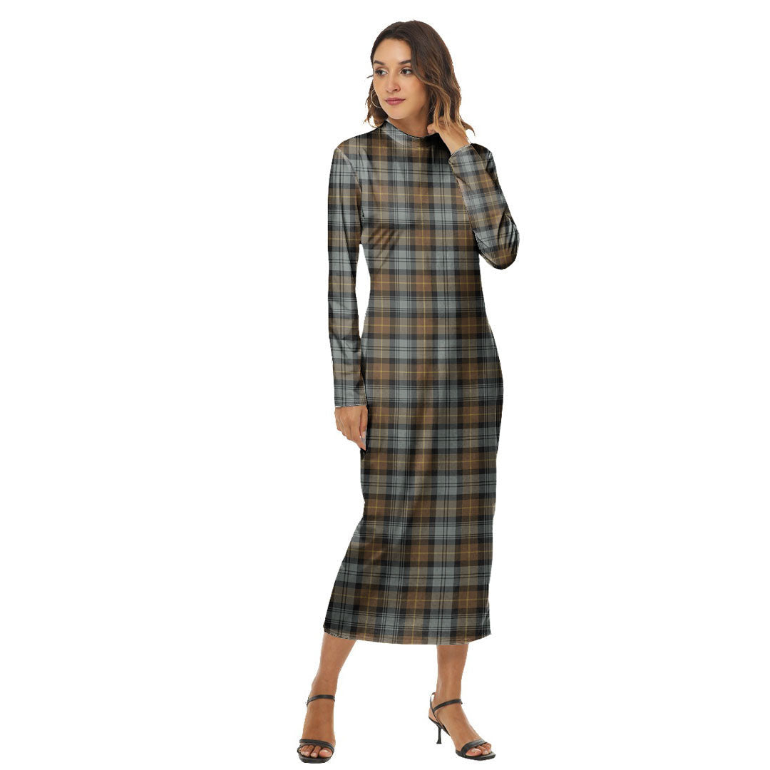 Gordon Weathered Tartan Plaid Women's Hip Dress