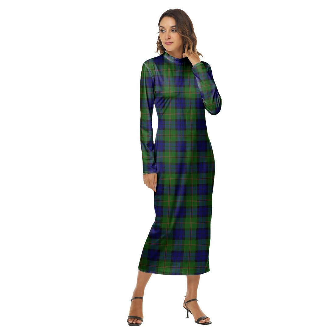 Dundas Modern Tartan Plaid Women's Hip Dress