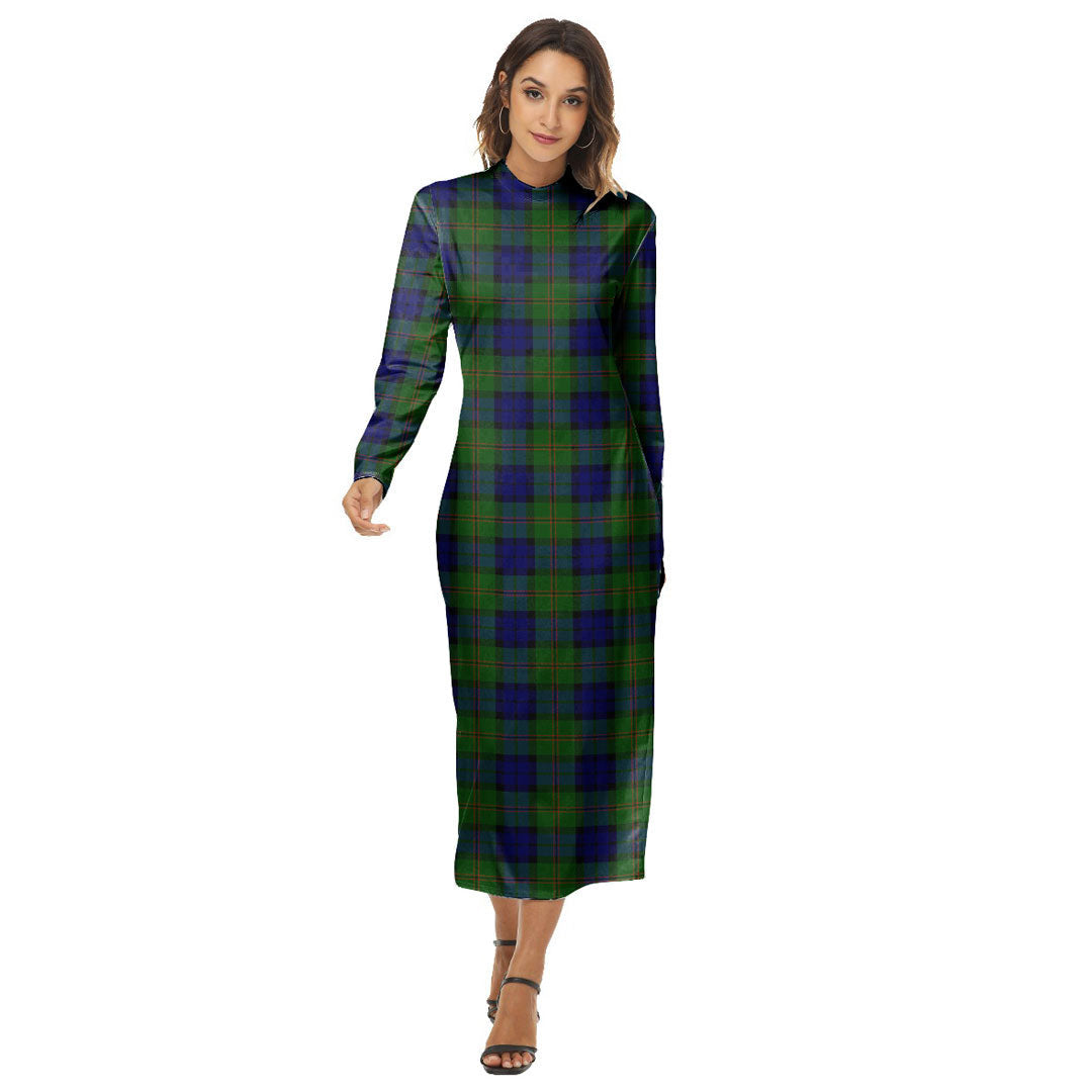 Dundas Modern Tartan Plaid Women's Hip Dress