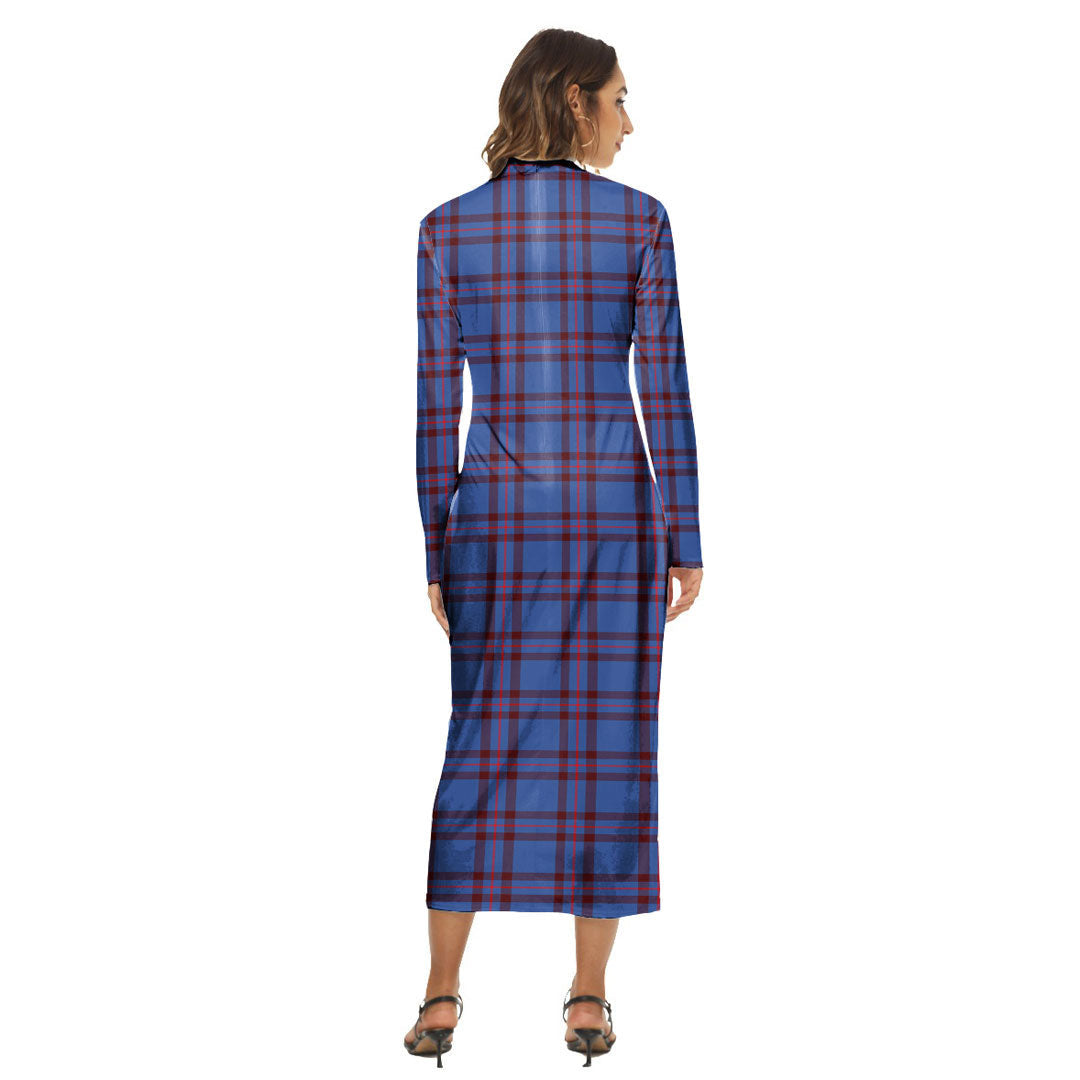 Elliot Modern Tartan Plaid Women's Hip Dress