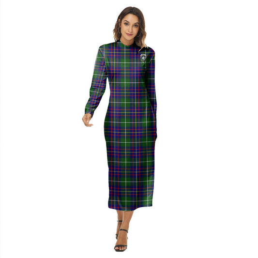 Inglis Modern Tartan Crest Women's Hip Dress