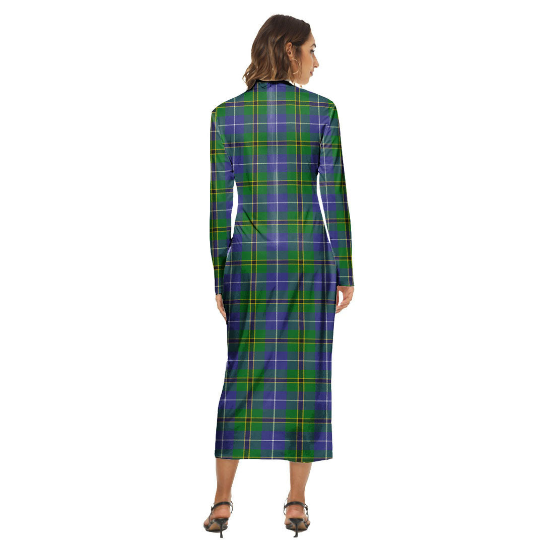 Turnbull Hunting Tartan Plaid Women's Hip Dress