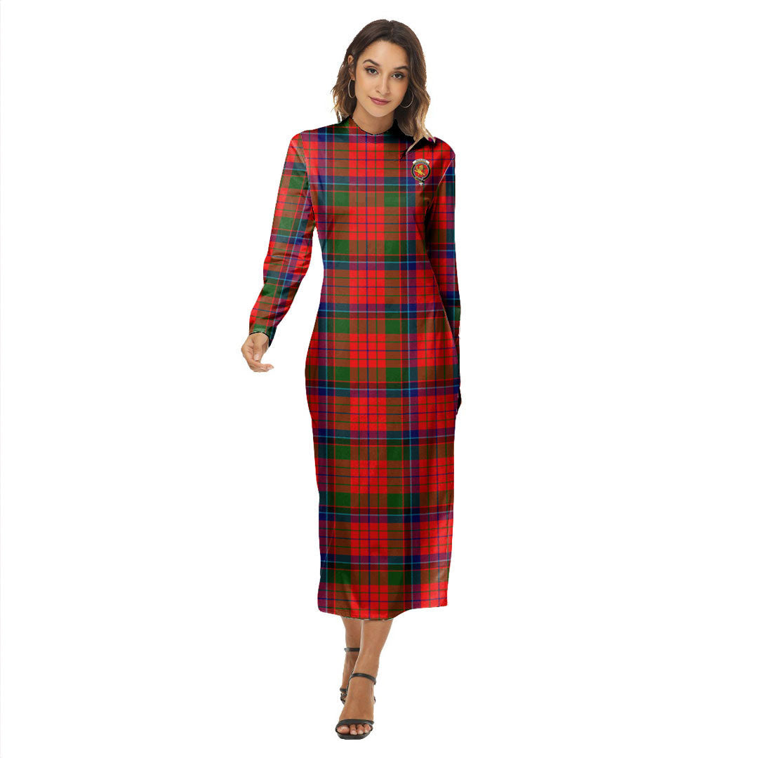 Nicolson Modern Tartan Crest Women's Hip Dress