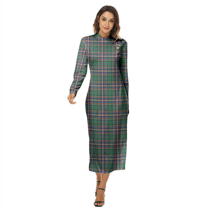 MacFarlane Hunting Ancient Tartan Crest Women's Hip Dress