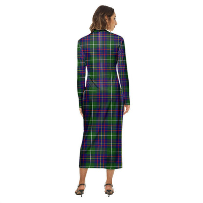 Inglis Modern Tartan Crest Women's Hip Dress