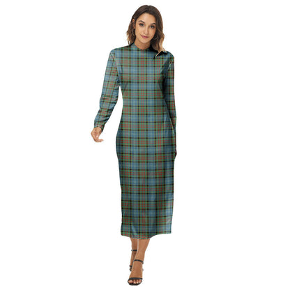 Paisley District Tartan Plaid Women's Hip Dress