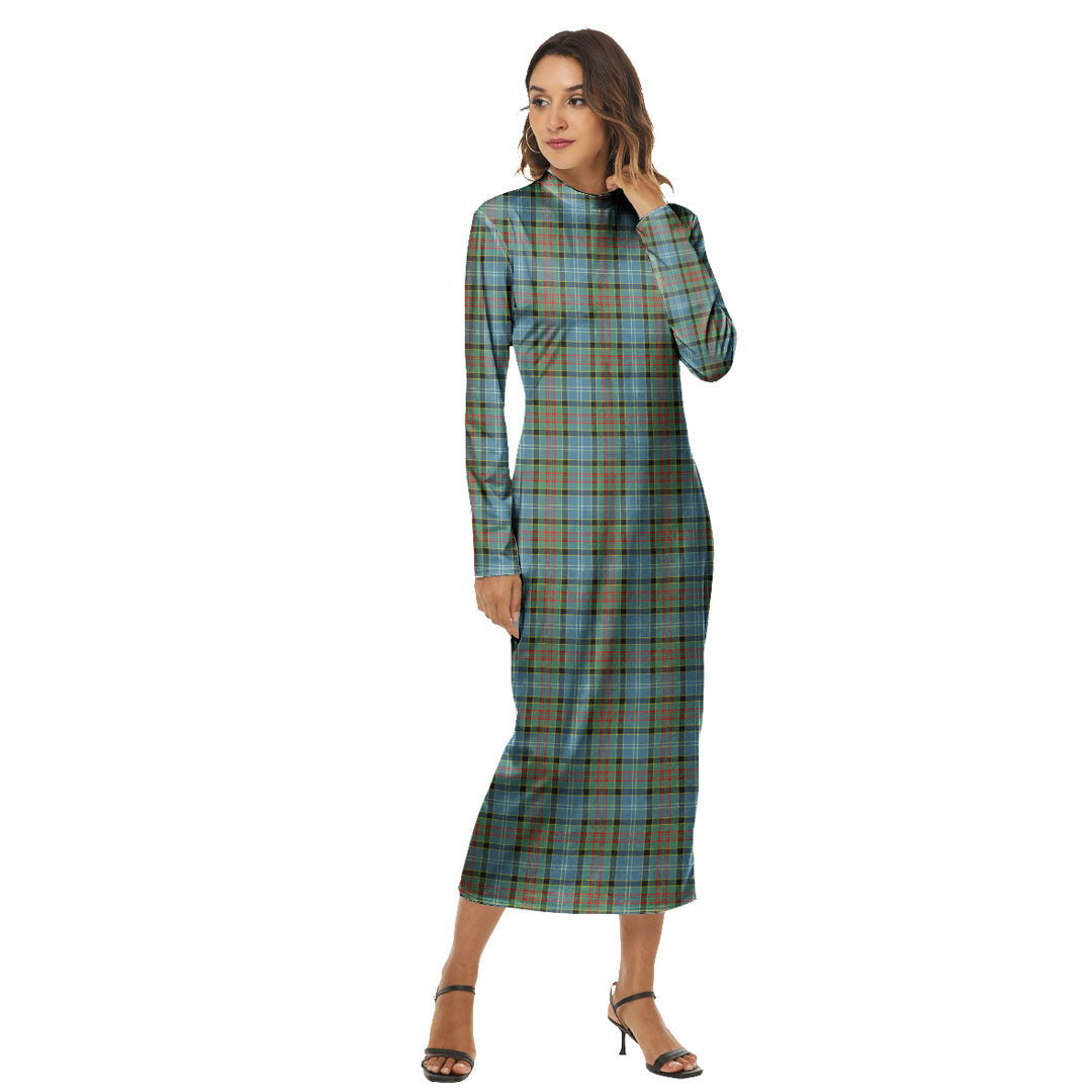 Paisley District Tartan Plaid Women's Hip Dress