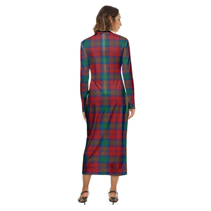 Lindsay Modern Tartan Crest Women's Hip Dress