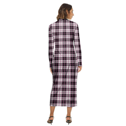 MacPherson Hunting Modern Tartan Plaid Women's Hip Dress