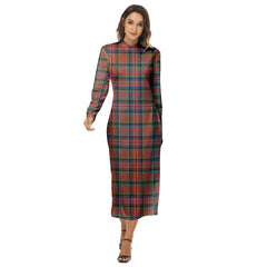 MacPherson Ancient Tartan Plaid Women's Hip Dress