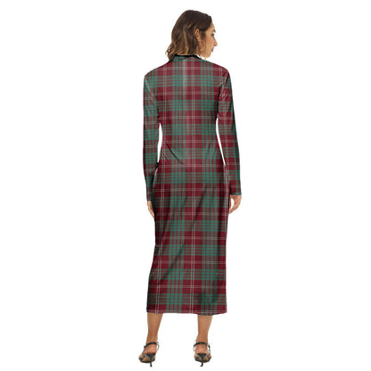 Crawford Modern Tartan Plaid Women's Hip Dress