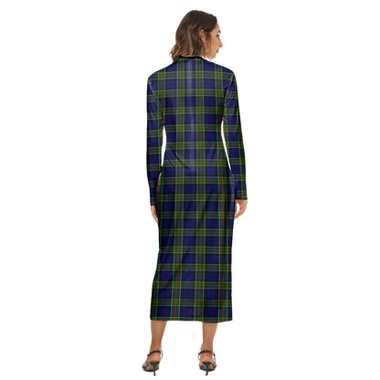 Colquhoun Modern Tartan Plaid Women's Hip Dress