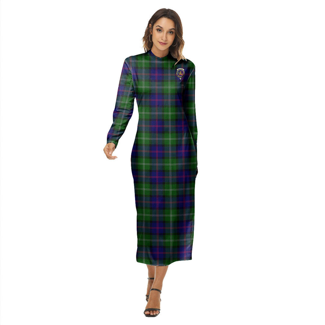 MacThomas Modern Tartan Crest Women's Hip Dress