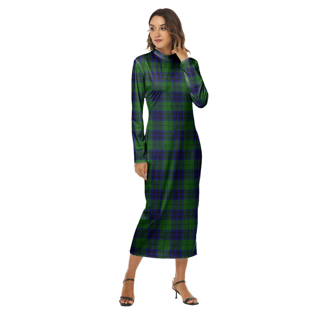 Keith Modern Tartan Plaid Women's Hip Dress