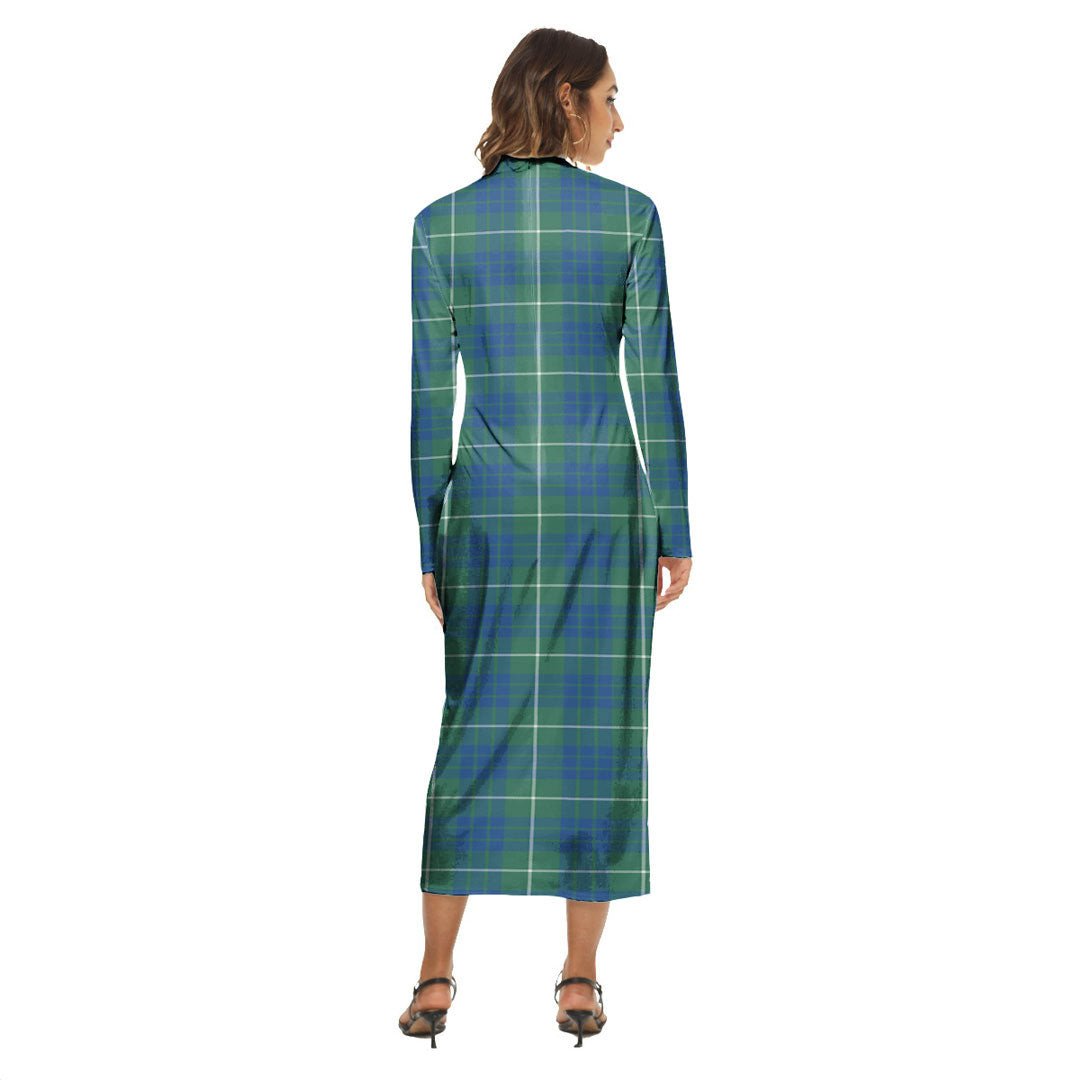 Hamilton Hunting Ancient Tartan Crest Women's Hip Dress