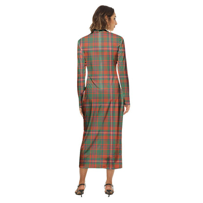 MacKinnon Ancient Tartan Crest Women's Hip Dress