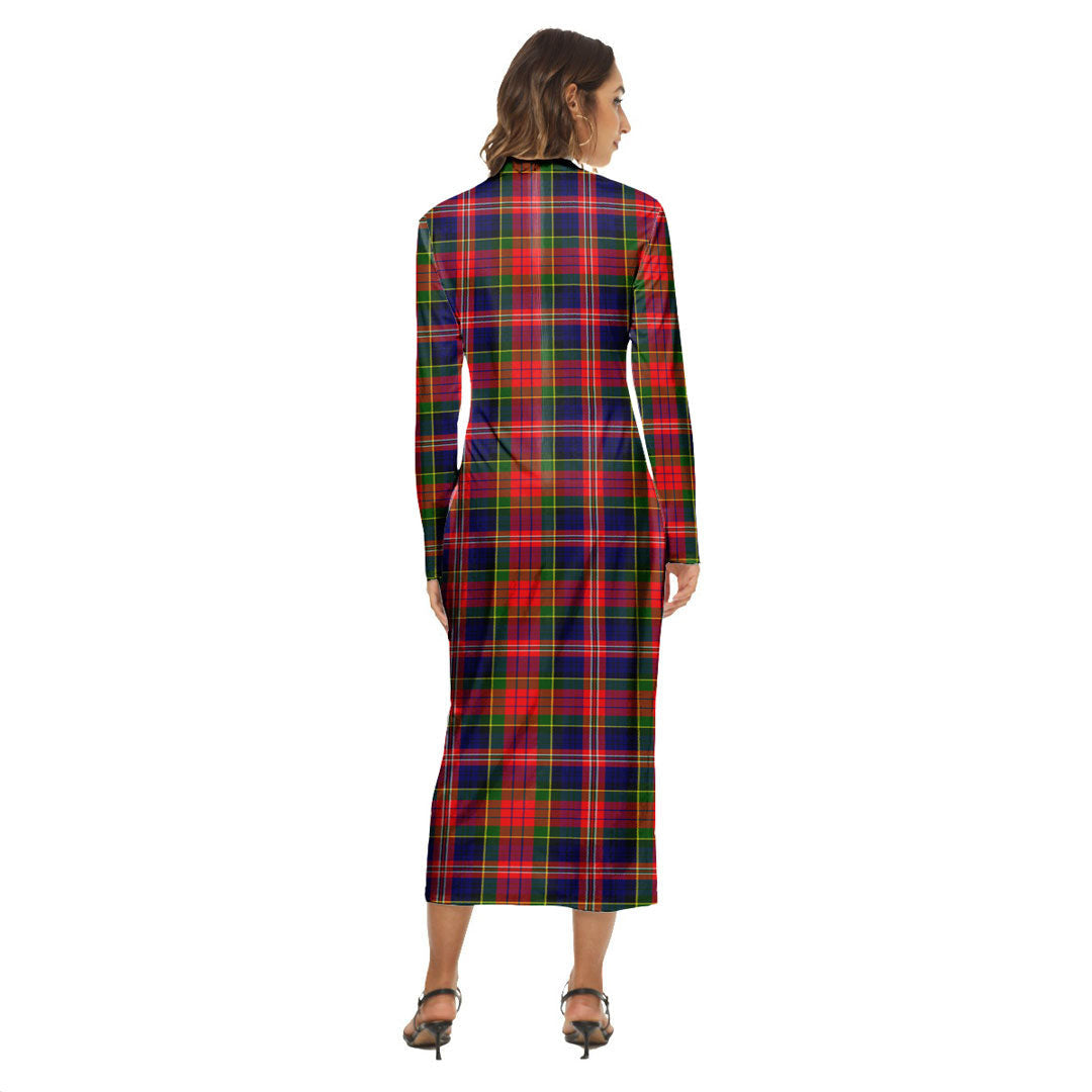 MacPherson Modern Tartan Crest Women's Hip Dress