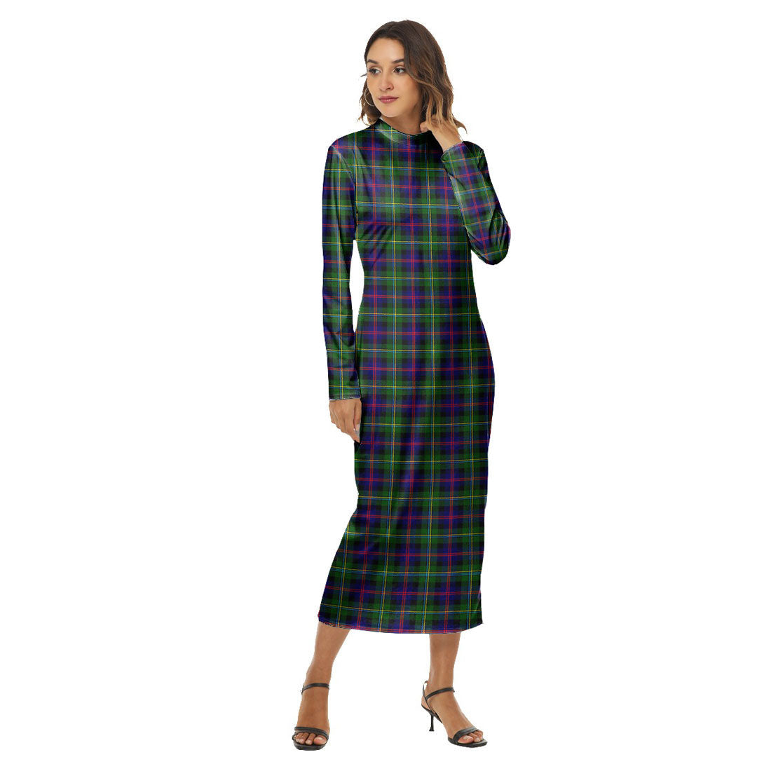 Malcolm Modern Tartan Plaid Women's Hip Dress