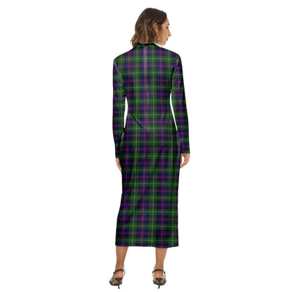 Malcolm Modern Tartan Plaid Women's Hip Dress