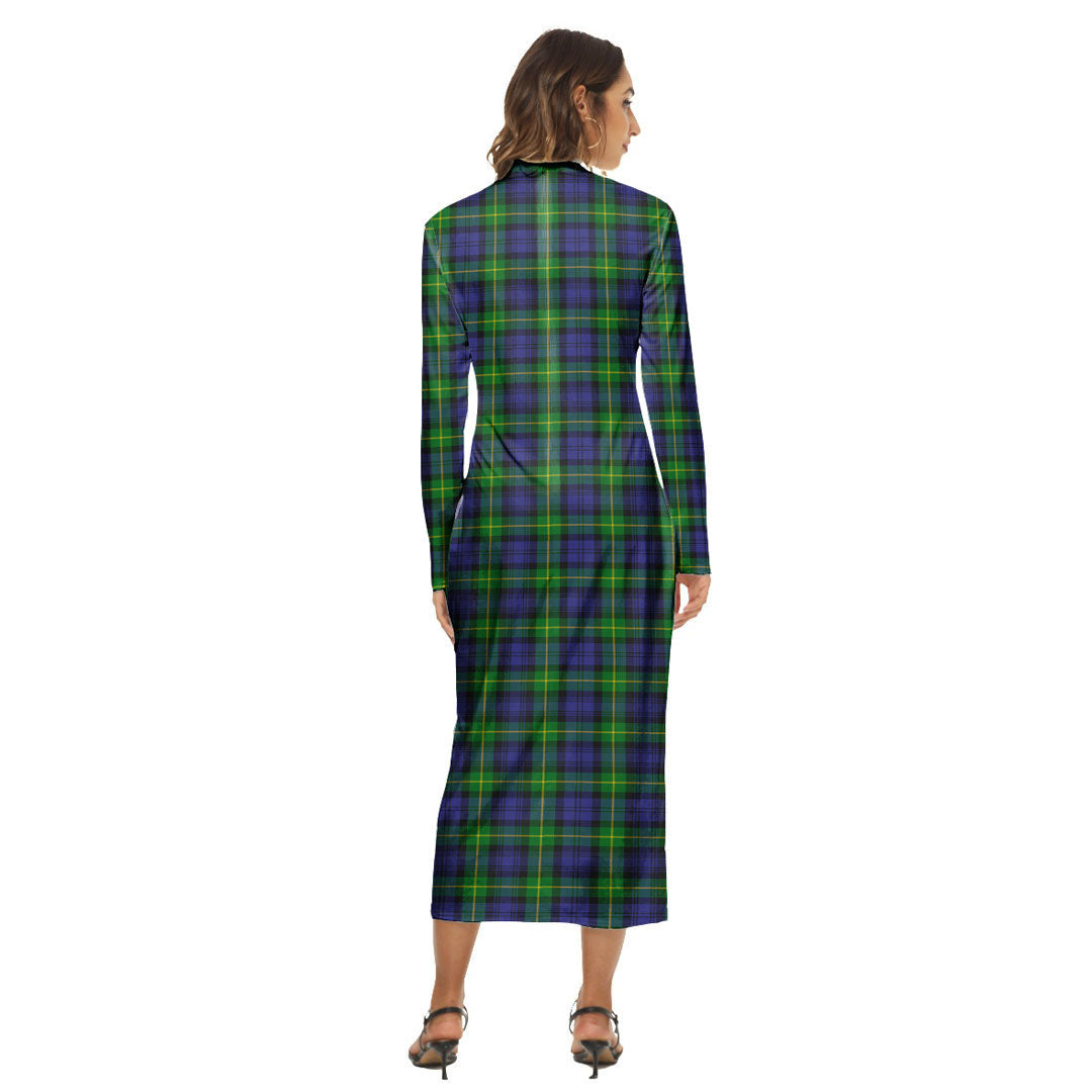 Gordon Modern Tartan Plaid Women's Hip Dress