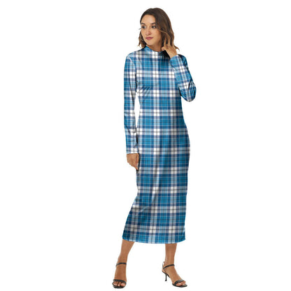 Roberton Tartan Plaid Women's Hip Dress