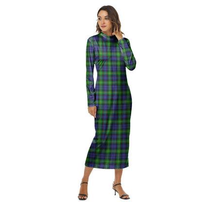 Gordon Modern Tartan Plaid Women's Hip Dress