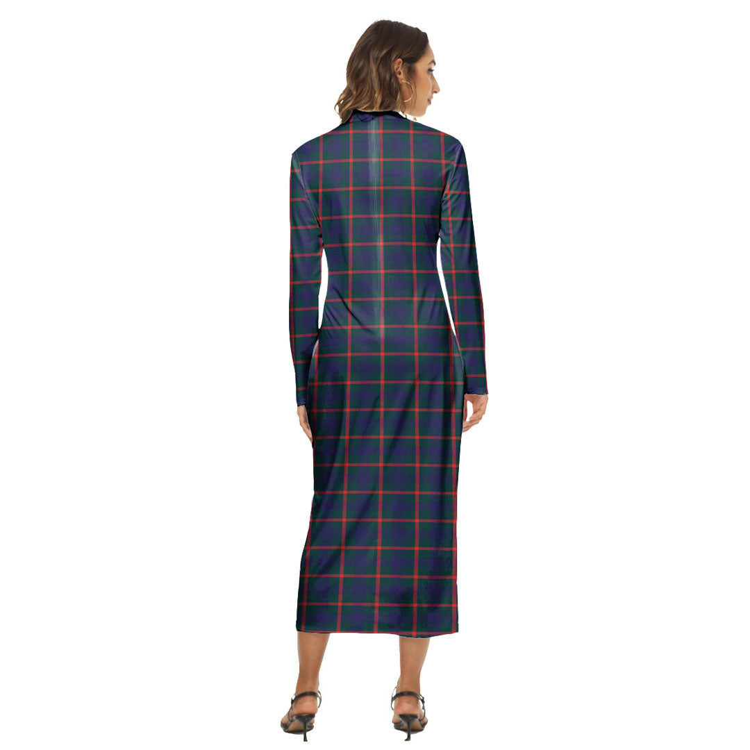 Agnew Modern Tartan Plaid Women's Hip Dress