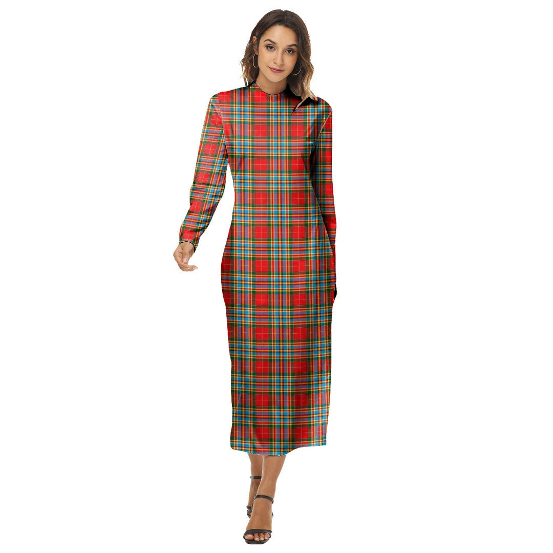 Chattan Tartan Plaid Women's Hip Dress