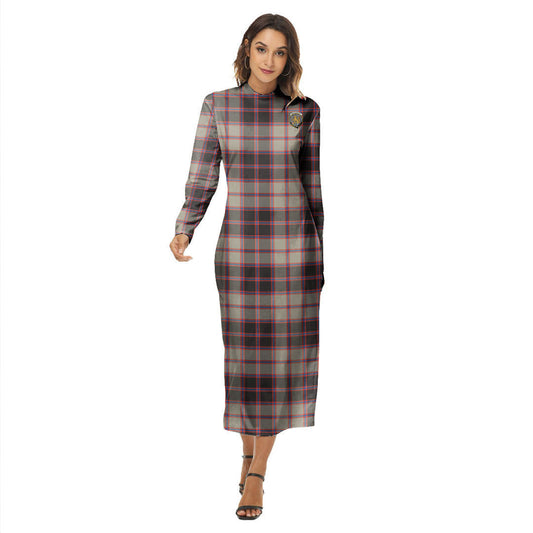 MacPherson Hunting Ancient Tartan Crest Women's Hip Dress