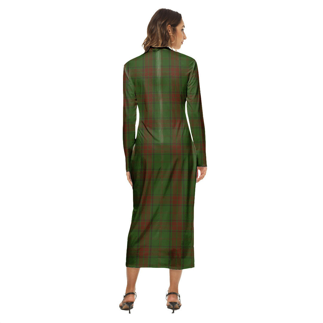 Maxwell Hunting Tartan Crest Women's Hip Dress