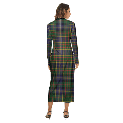 MacMillan Hunting Modern Tartan Crest Women's Hip Dress