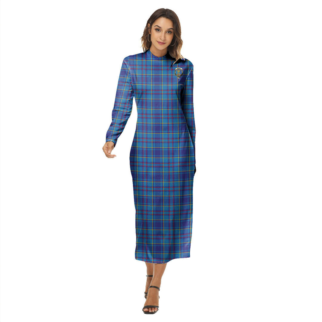 Mercer Modern Tartan Crest Women's Hip Dress