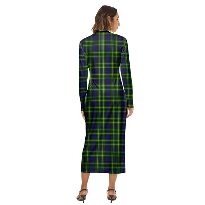 Campbell of Breadalbane Modern Tartan Plaid Women's Hip Dress