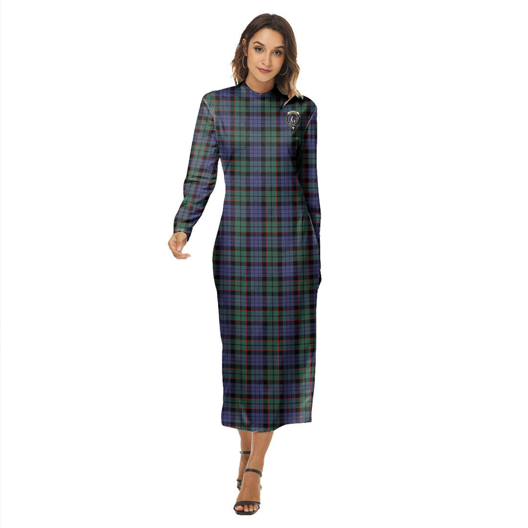 Fletcher Modern Tartan Crest Women's Hip Dress