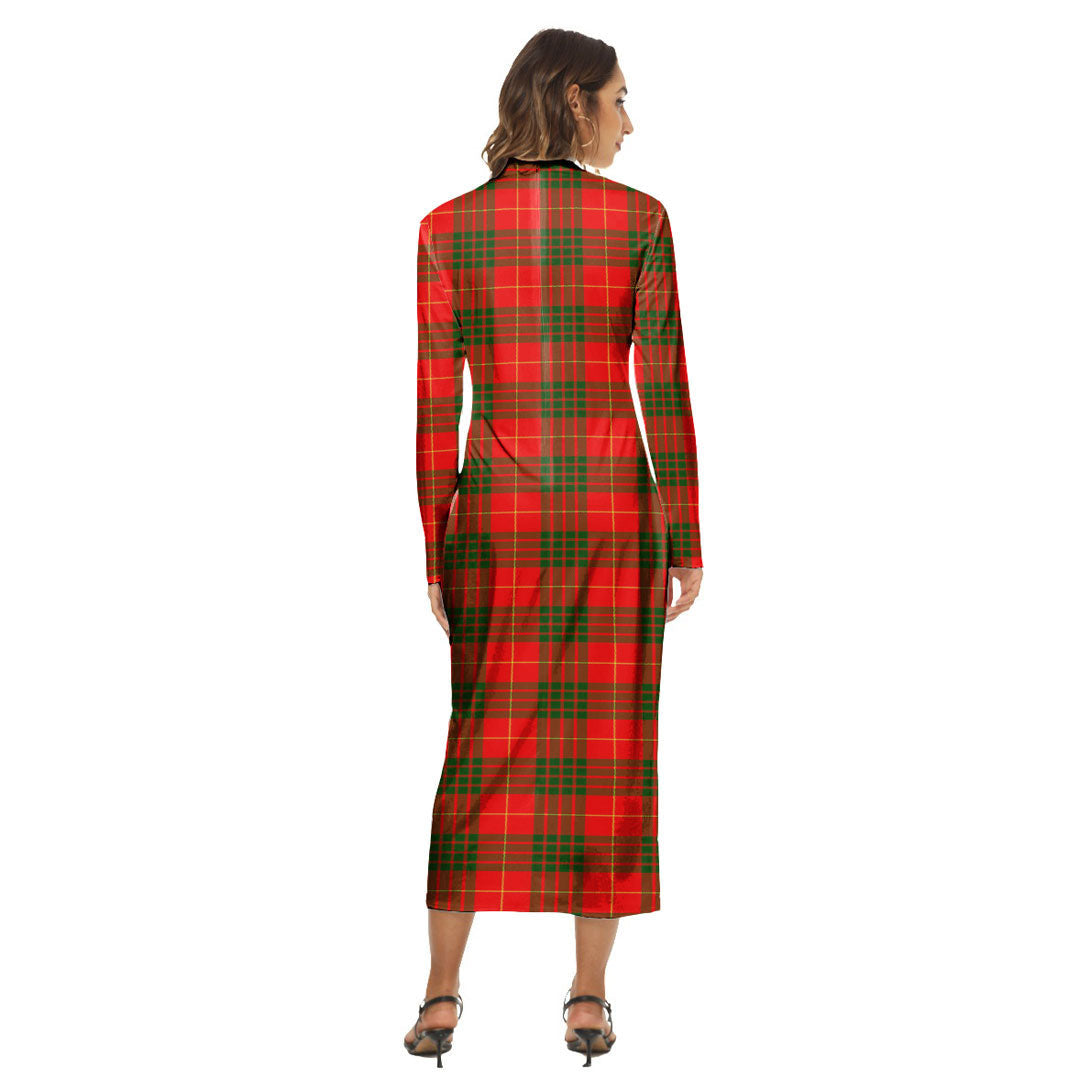 Cameron Modern Tartan Plaid Women's Hip Dress