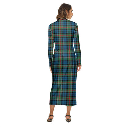 Colquhoun Ancient Tartan Crest Women's Hip Dress