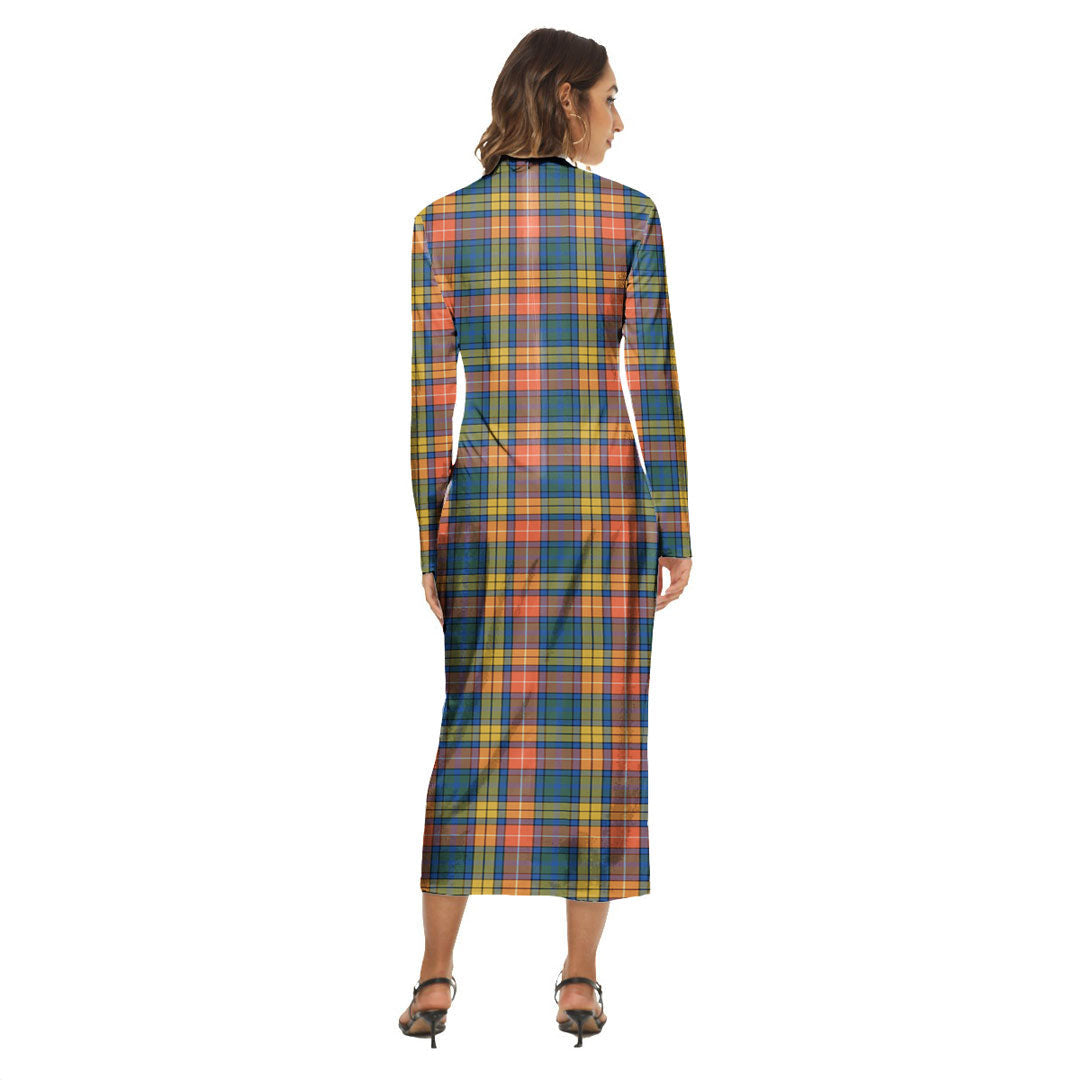 Buchanan Ancient Tartan Crest Women's Hip Dress