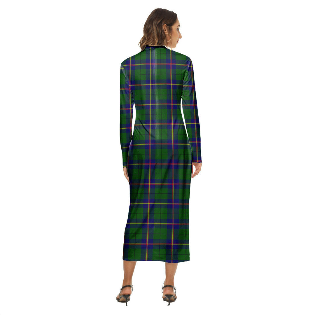 Carmichael Modern Tartan Crest Women's Hip Dress